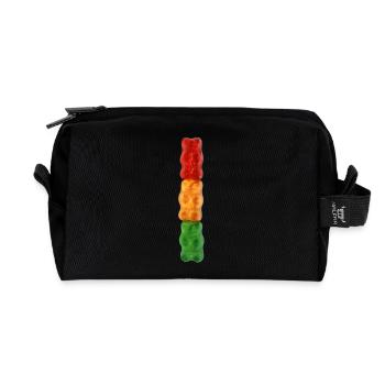 Gummibärchen Totem - Recycelte Kulturtasche - Schwarz - Vorne