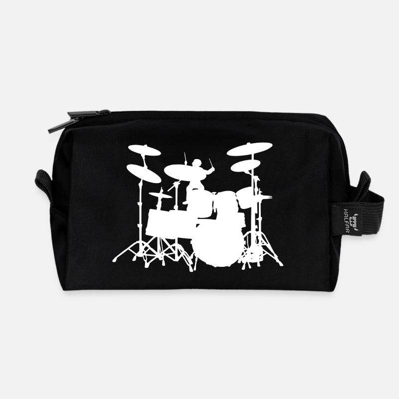 Drumset - Recycelte Kulturtasche - Schwarz