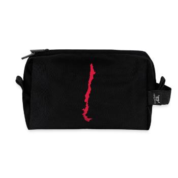 CHILE CHILI - Trousse de toilette en tissu recyclé - noir - Devant