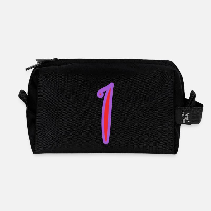 1 - Trousse de toilette en tissu recyclé - noir