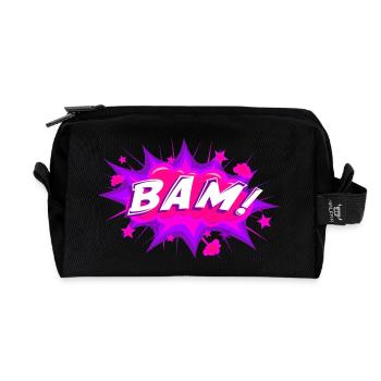 BAM 2 - Recycelte Kulturtasche - Schwarz - Vorne