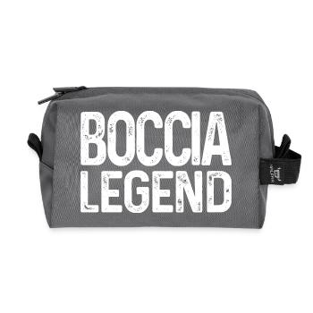 Bocciaspieler Boccia Legend Kugeln Boccia - Recycelte Kulturtasche - Anthrazit - Vorne