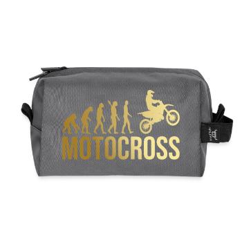 Evolution Motocross - Recycelte Kulturtasche - Anthrazit - Vorne