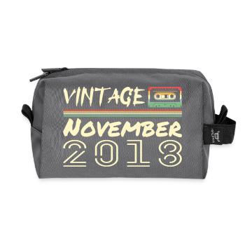 Legendary Since November 2018 - November 2018 - Recycled Toiletry Zip Bag - anthracite - Front
