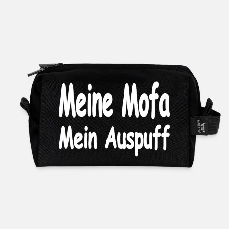 Moped - Recycled Toiletry Zip Bag - black