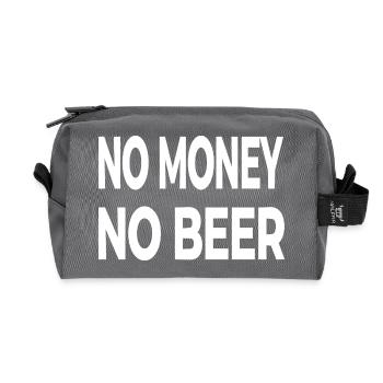 Beer - Recycled Toiletry Zip Bag - anthracite - Front