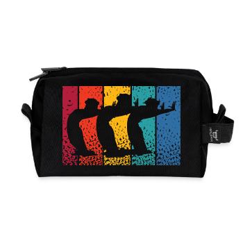 Artistic Swim Team Synchronschwimmen - Recycelte Kulturtasche - Schwarz - Vorne