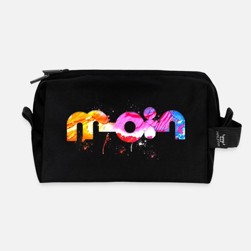 Moin - Recycelte Kulturtasche - Schwarz