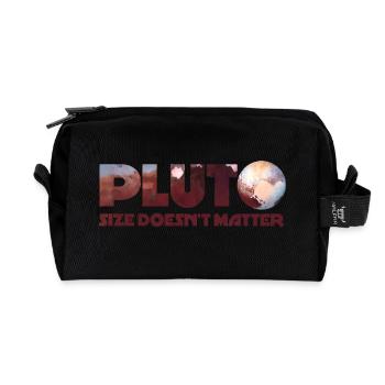 Ich liebe Pluto - Recycelte Kulturtasche - Schwarz - Vorne