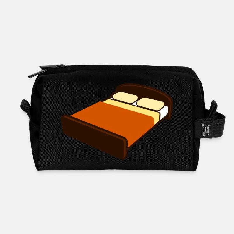 bed - Recycled Toiletry Zip Bag - black