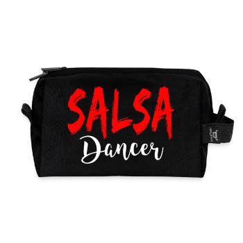 Salsa Dancer - Salsa Dance Shirt - Recycelte Kulturtasche - Schwarz - Vorne