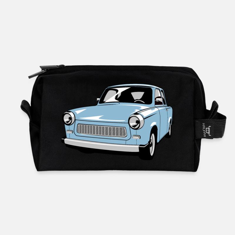 Trabant 601 - Recycelte Kulturtasche - Schwarz