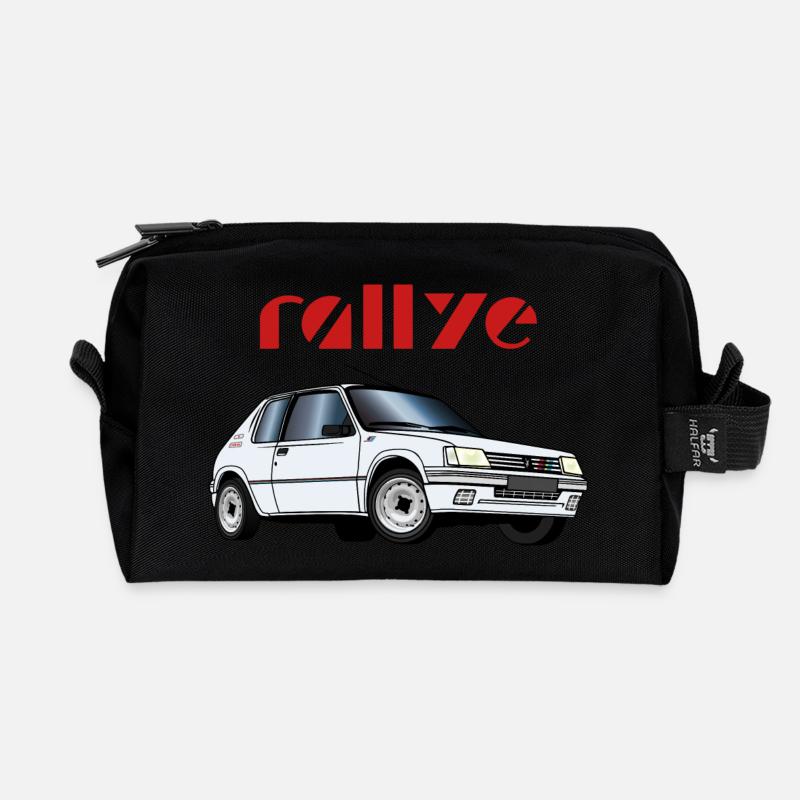 1 3 rally 90 92 White Meije - Recycled Toiletry Zip Bag - black