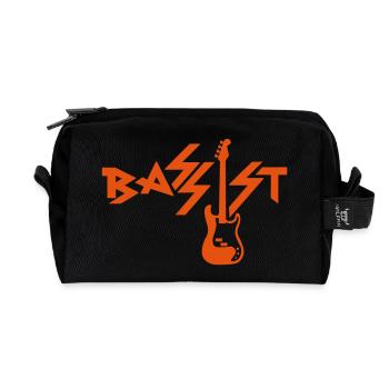 bassist - Trousse de toilette en tissu recyclé - noir - Devant