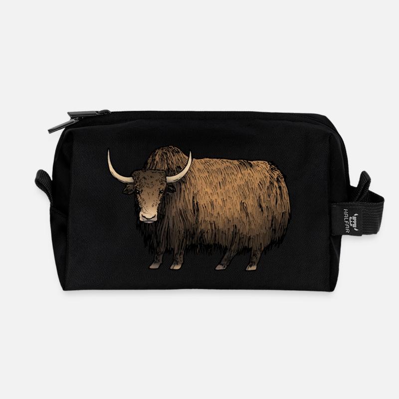 Yack / Yak 02 - Trousse de toilette en tissu recyclé - noir