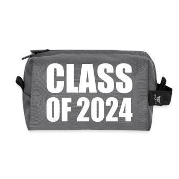 Class of 2024 - Recycled Toiletry Zip Bag - anthracite - Front