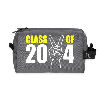 Class of 2024 - Recycled Toiletry Zip Bag - anthracite - Front