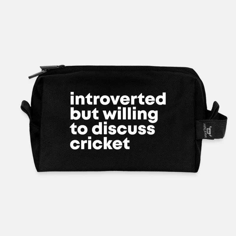 Cricket - Recycled Toiletry Zip Bag - black