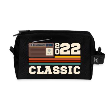 Jubiläum 2022 Retro-Klassiker - Recycelte Kulturtasche - Schwarz - Vorne