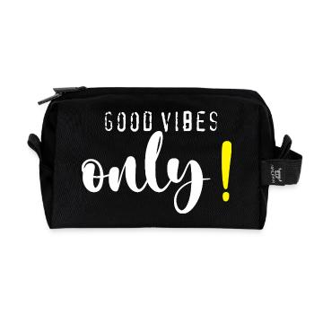 Good.vibes.only - Trousse de toilette en tissu recyclé - noir - Devant