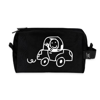 cars © - Recycelte Kulturtasche - Schwarz - Vorne
