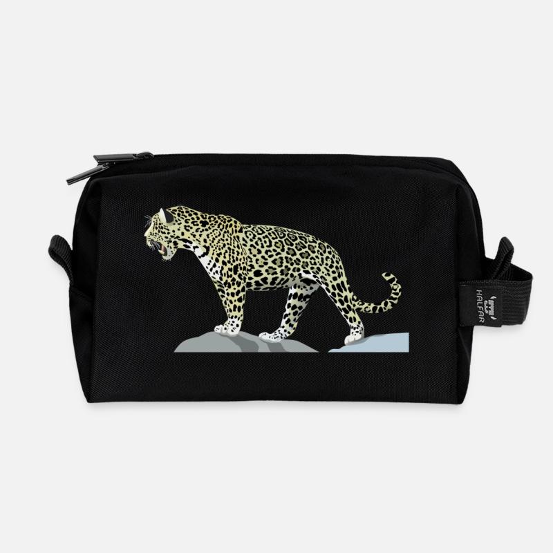 jaguar - Recycled Toiletry Zip Bag - black