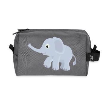 elef84 - Recycelte Kulturtasche - Anthrazit - Vorne