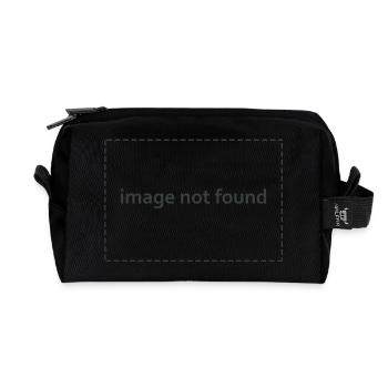 Image not found - Recycled Toiletry Zip Bag - black - Front
