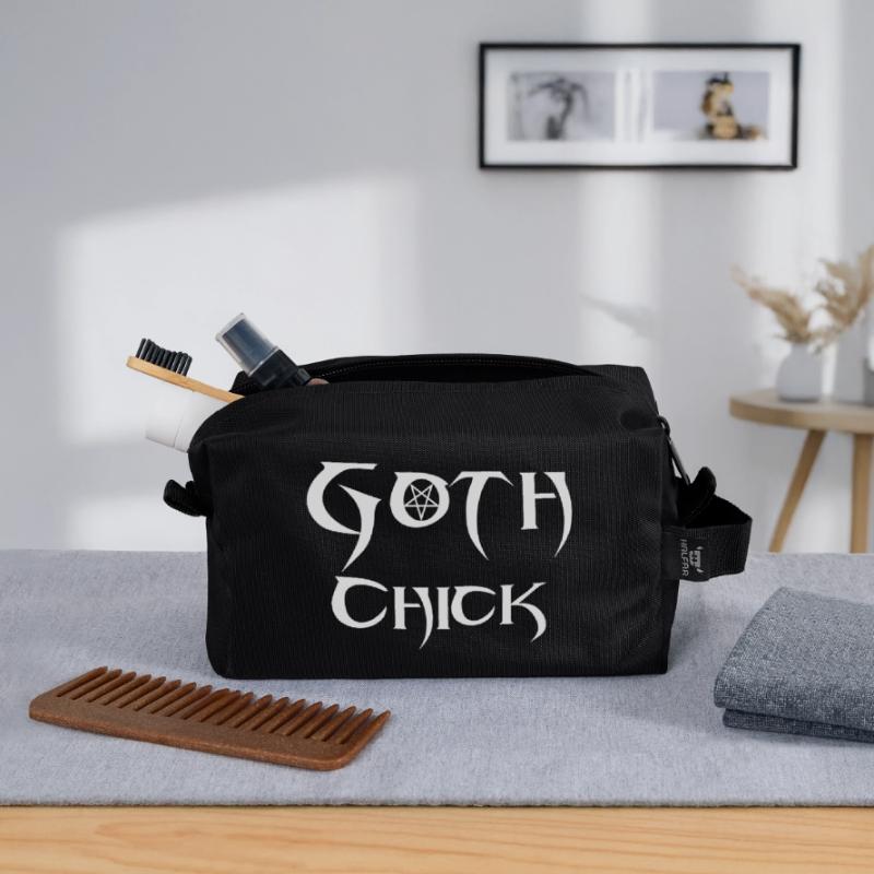 Goth Chick (Vector) Recycelte Kulturtasche