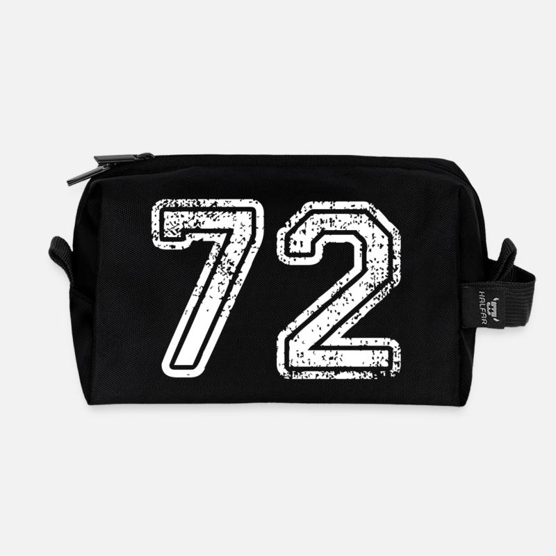 72 - Recycelte Kulturtasche - Schwarz