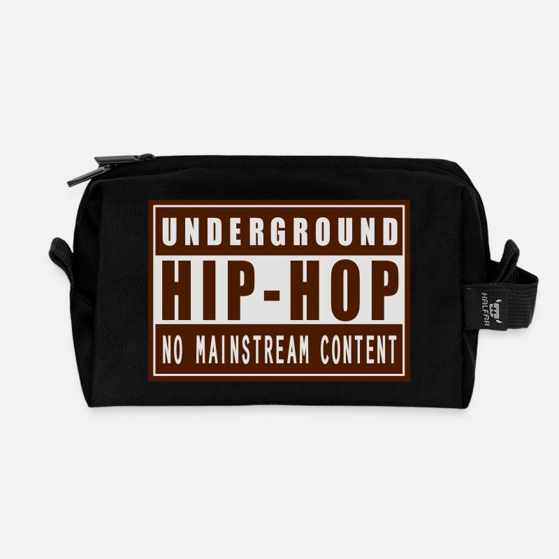 U-Hip-Hop - Recycelte Kulturtasche - Schwarz