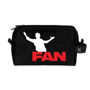 Fan - Recycled Toiletry Zip Bag - black - Front
