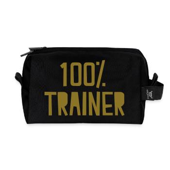 Trainer - Recycelte Kulturtasche - Schwarz - Vorne