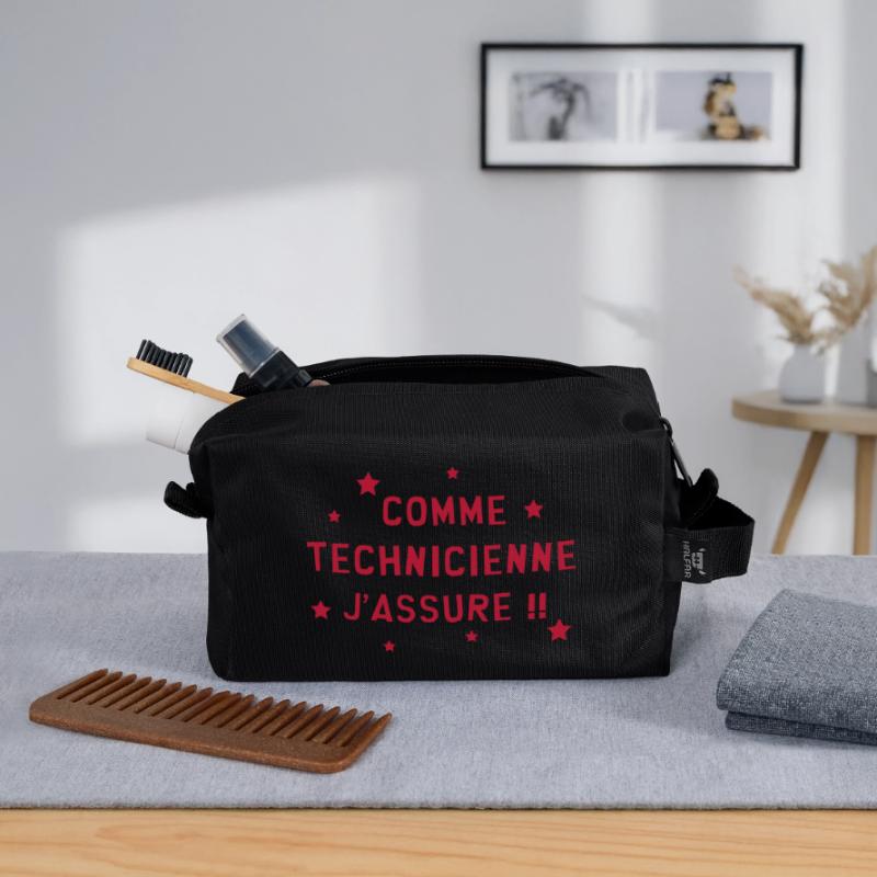 Technicien / Technicienne / Technologie / Pro Trousse de toilette en tissu recyclé