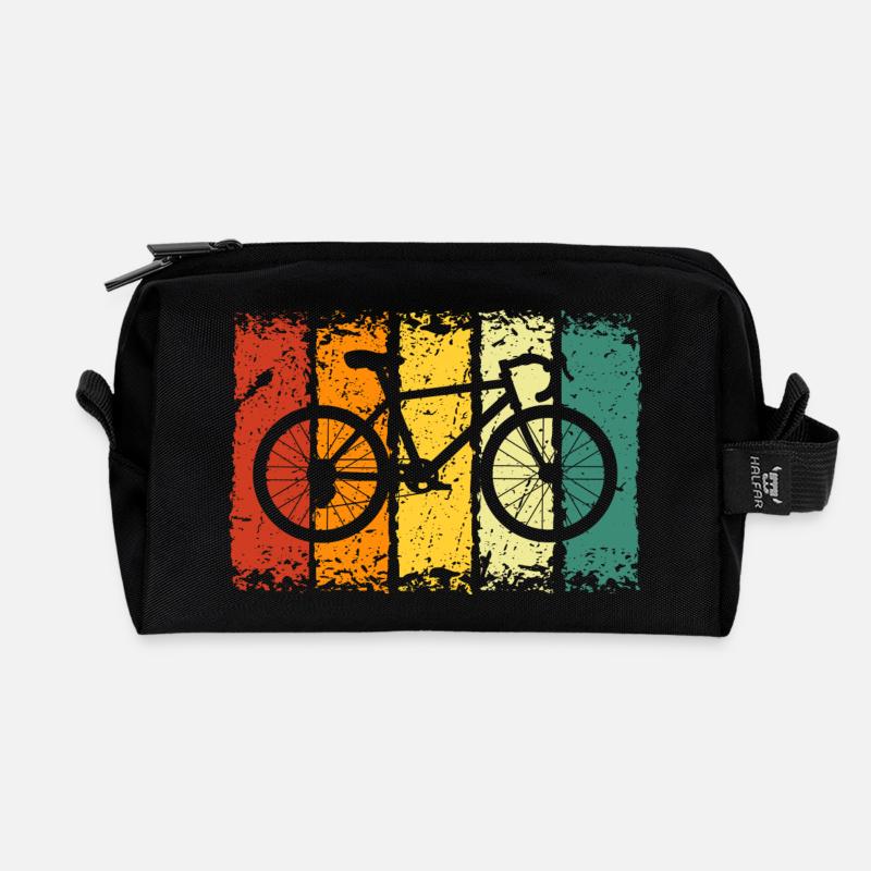 Fahrrad - Recycelte Kulturtasche - Schwarz