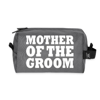 Mother of the groom - Trousse de toilette en tissu recyclé - anthracite - Devant
