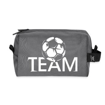 Équipe, Équipe, Icône, Symbole, Ball, Club De Football - Trousse de toilette en tissu recyclé - anthracite - Devant