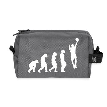 Joueurs de basket-ball Evolution Basketball - Trousse de toilette en tissu recyclé - anthracite - Devant