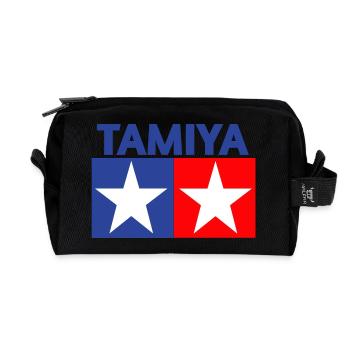 Tamiya Logo - Recycelte Kulturtasche - Schwarz - Vorne