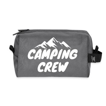 Camping crew - Recycelte Kulturtasche - Anthrazit - Vorne