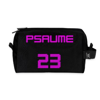 Digitales Design Digitales PSALM 23 - Recycelte Kulturtasche - Schwarz - Vorne