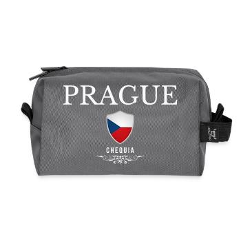 Prag, Tschechische Republik, Souvenir Prag - Recycelte Kulturtasche - Anthrazit - Vorne