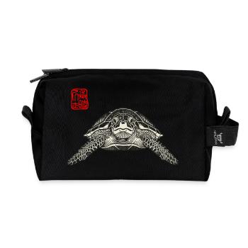 Schildkröte Asiatisch - Recycelte Kulturtasche - Schwarz - Vorne