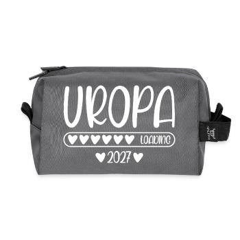 Uropa 2027 loading - Recycelte Kulturtasche - Anthrazit - Vorne