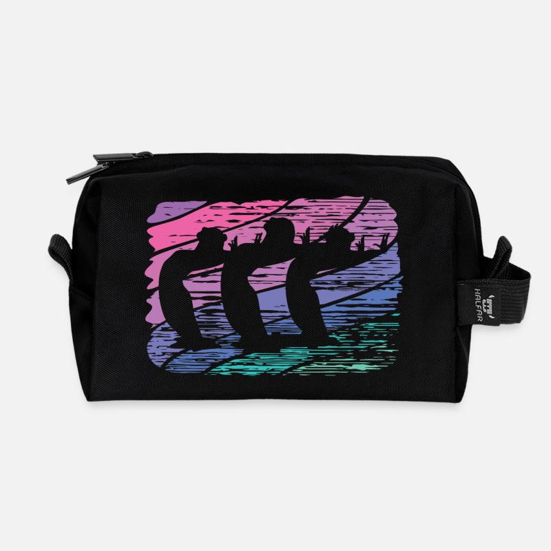 Artistic Swim Team Synchronschwimmen - Recycelte Kulturtasche - Schwarz