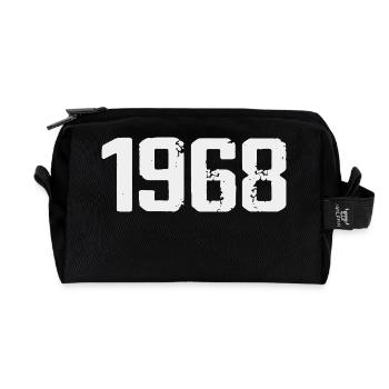 Legendary Since 1968 Vintage 1968 Retro 1968 - Recycled Toiletry Zip Bag - black - Front