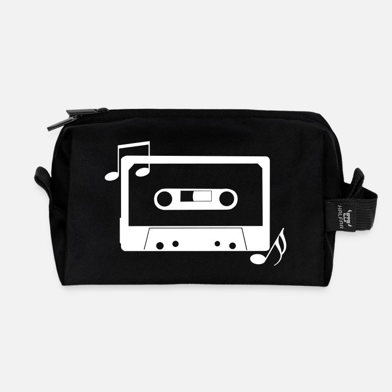Kassette - Recycelte Kulturtasche - Schwarz