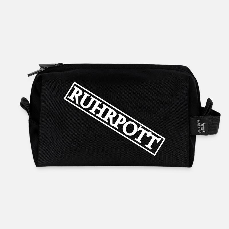 Ruhrpott - Recycelte Kulturtasche - Schwarz