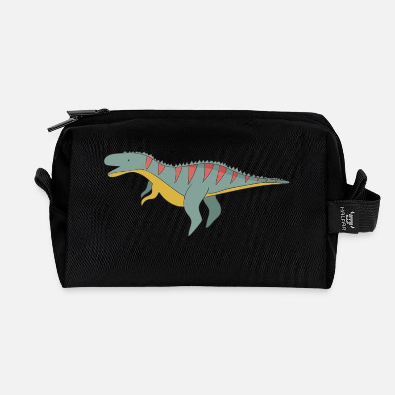 Geschenk Dinosaurier Fossil Kawaii Trex Comic Dino - Recycelte Kulturtasche - Schwarz