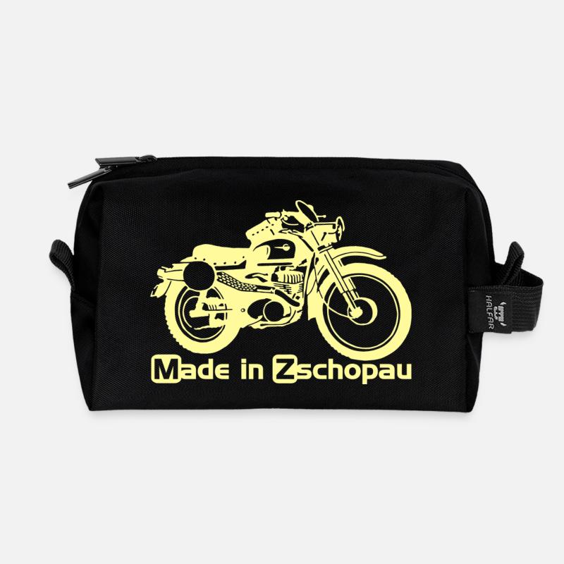 MZ ETS250 GS - Recycelte Kulturtasche - Schwarz